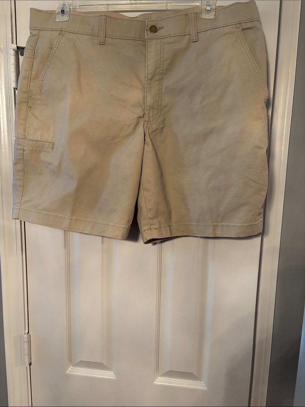 Brahma Beige Comfort Waist Utility Shorts NWT
